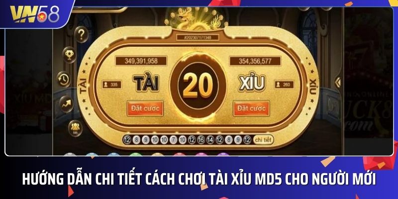 Cách chơi tài xỉu MD5 khá đơn giản