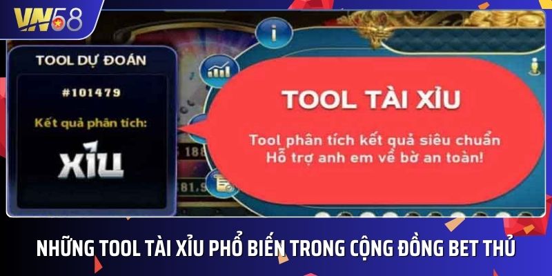 Người chơi có thể sử dụng tool dự đoán kết quả khi chơi tài xỉu