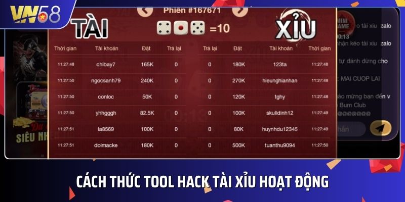 Tool hack Tài Xỉu vận hành dựa trên các thuật toán phức tạp