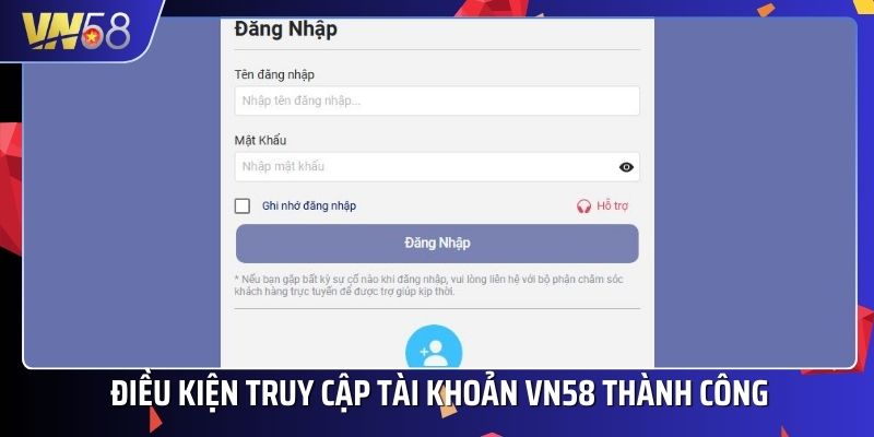 Người chơi cần tuân thủ đúng theo hướng dẫn đăng nhập để truy cập tài khoản thành công