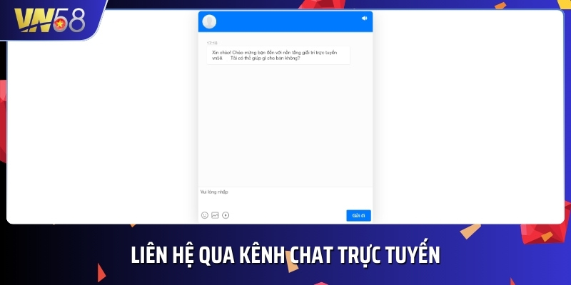 Bạn có thể liên hệ chúng tôi qua kênh chat trực tuyến trên website