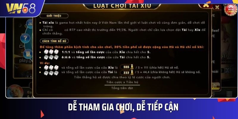 Tài Xỉu Go88 dễ tham gia, kể cả với lính mới nhập môn