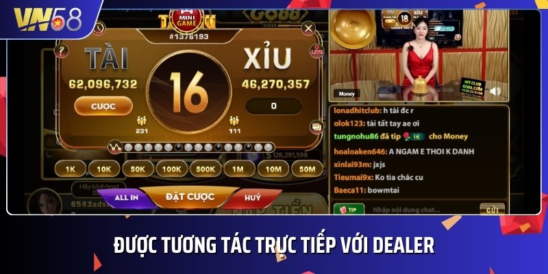 Trong phiên bản livestream này, bạn sẽ được tương tác trực tiếp với các Dealer