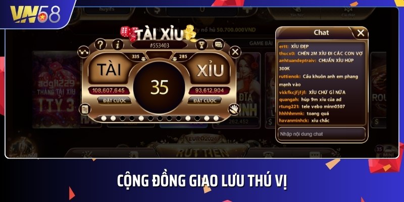 Tài xỉu Sunwin sở hữu cộng đồng chat trực tuyến đông đảo